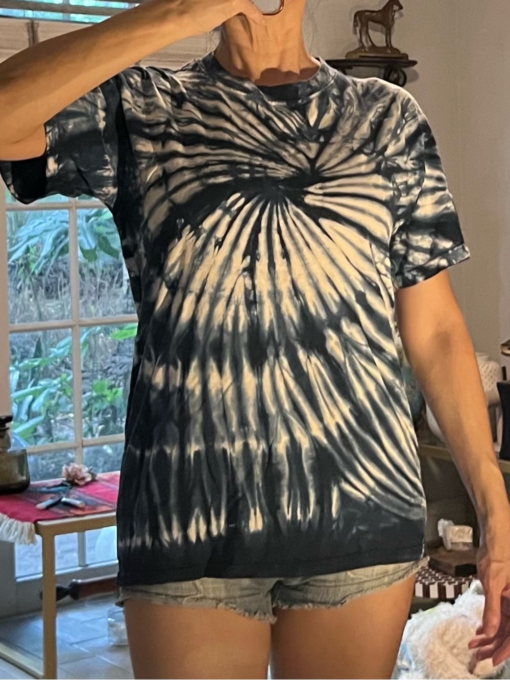 Tie-Dye Spiral Short Sleeve Tee Gildan Small